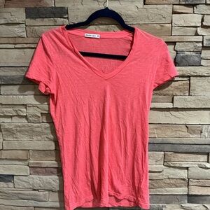 Marine Layer Women's Coral V-Neck Top XS